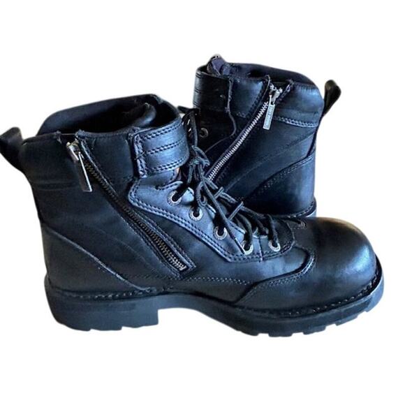 Harley-Davidson Men's Cross Roads II Lace Up Hiker Boots - Size 12 - Black175 - Picture 10 of 11